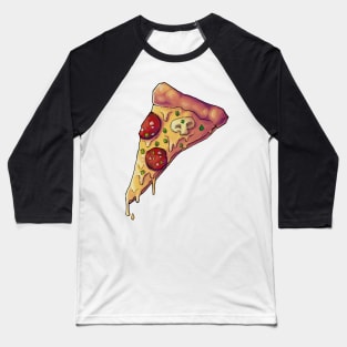 Pizza Baseball T-Shirt